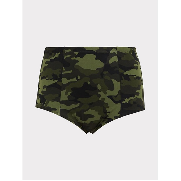 TORRID NWT CAMO WIRELESS LATTICE BIKINI - Picture 5 of 8